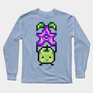 Green Junimo with Stardrop Long Sleeve T-Shirt